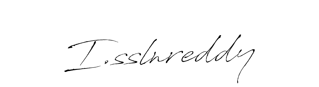 Design your own signature with our free online signature maker. With this signature software, you can create a handwritten (Antro_Vectra) signature for name I.sslnreddy. I.sslnreddy signature style 6 images and pictures png