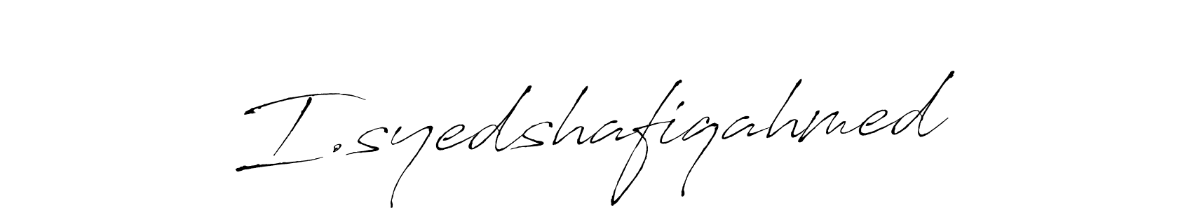 How to Draw I.syedshafiqahmed signature style? Antro_Vectra is a latest design signature styles for name I.syedshafiqahmed. I.syedshafiqahmed signature style 6 images and pictures png