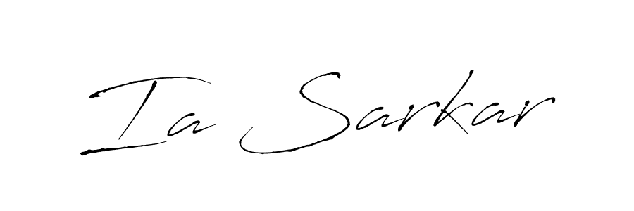 Design your own signature with our free online signature maker. With this signature software, you can create a handwritten (Antro_Vectra) signature for name Ia Sarkar. Ia Sarkar signature style 6 images and pictures png