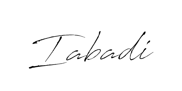 How to make Iabadi name signature. Use Antro_Vectra style for creating short signs online. This is the latest handwritten sign. Iabadi signature style 6 images and pictures png