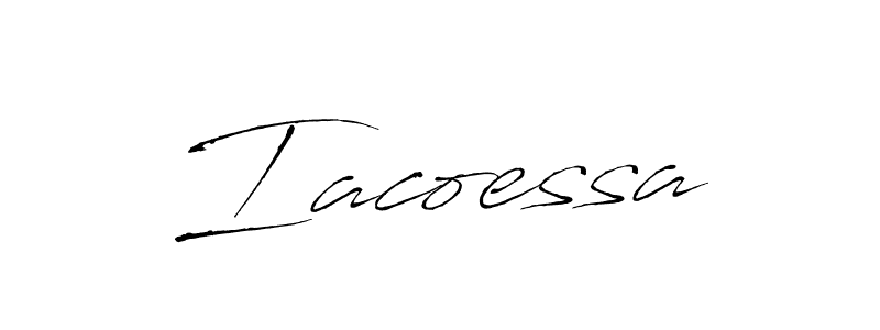 You should practise on your own different ways (Antro_Vectra) to write your name (Iacoessa) in signature. don't let someone else do it for you. Iacoessa signature style 6 images and pictures png