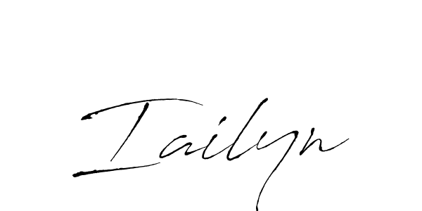 if you are searching for the best signature style for your name Iailyn. so please give up your signature search. here we have designed multiple signature styles  using Antro_Vectra. Iailyn signature style 6 images and pictures png