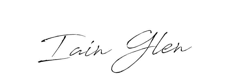 Design your own signature with our free online signature maker. With this signature software, you can create a handwritten (Antro_Vectra) signature for name Iain Glen. Iain Glen signature style 6 images and pictures png