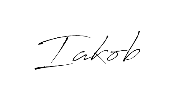 Design your own signature with our free online signature maker. With this signature software, you can create a handwritten (Antro_Vectra) signature for name Iakob . Iakob  signature style 6 images and pictures png