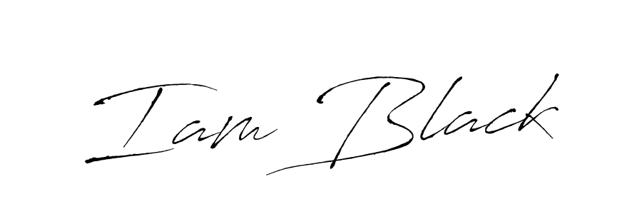 Create a beautiful signature design for name Iam Black. With this signature (Antro_Vectra) fonts, you can make a handwritten signature for free. Iam Black signature style 6 images and pictures png