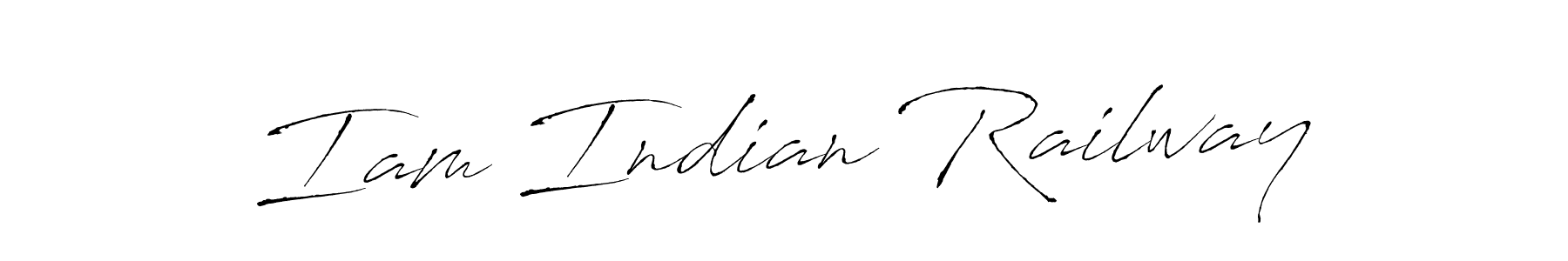 Similarly Antro_Vectra is the best handwritten signature design. Signature creator online .You can use it as an online autograph creator for name Iam Indian Railway. Iam Indian Railway signature style 6 images and pictures png