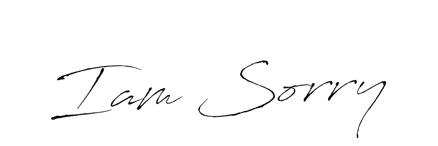 Similarly Antro_Vectra is the best handwritten signature design. Signature creator online .You can use it as an online autograph creator for name Iam Sorry. Iam Sorry signature style 6 images and pictures png