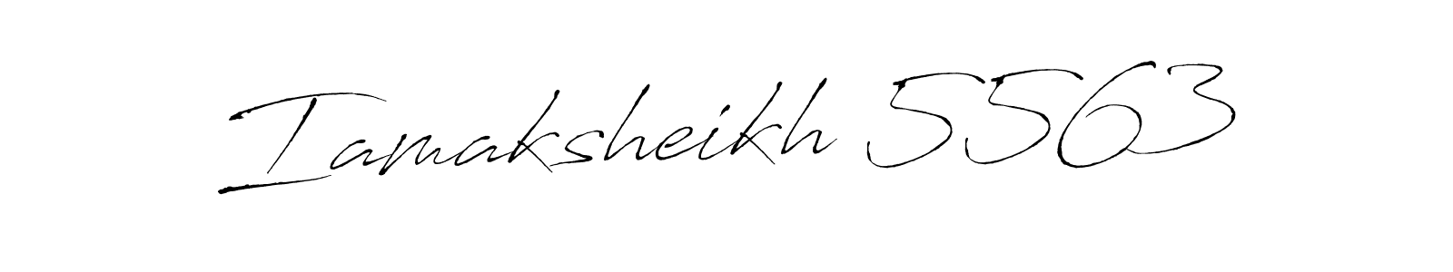 Make a beautiful signature design for name Iamaksheikh 5563. With this signature (Antro_Vectra) style, you can create a handwritten signature for free. Iamaksheikh 5563 signature style 6 images and pictures png