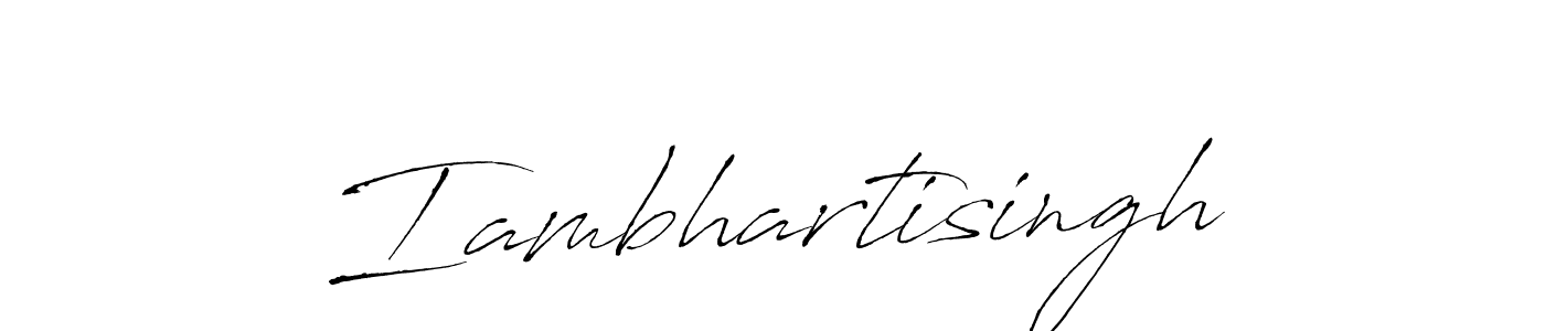Also we have Iambhartisingh name is the best signature style. Create professional handwritten signature collection using Antro_Vectra autograph style. Iambhartisingh signature style 6 images and pictures png