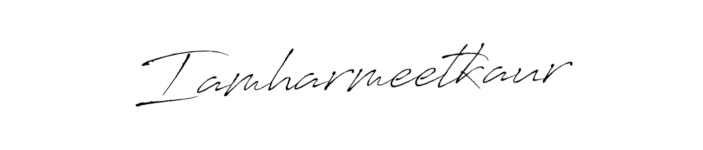 Once you've used our free online signature maker to create your best signature Antro_Vectra style, it's time to enjoy all of the benefits that Iamharmeetkaur name signing documents. Iamharmeetkaur signature style 6 images and pictures png