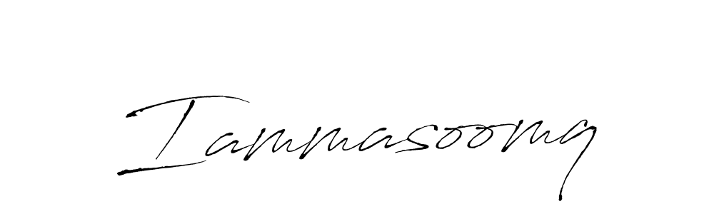 Iammasoomq stylish signature style. Best Handwritten Sign (Antro_Vectra) for my name. Handwritten Signature Collection Ideas for my name Iammasoomq. Iammasoomq signature style 6 images and pictures png