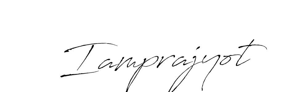 How to make Iamprajyot signature? Antro_Vectra is a professional autograph style. Create handwritten signature for Iamprajyot name. Iamprajyot signature style 6 images and pictures png