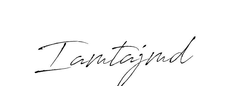 Similarly Antro_Vectra is the best handwritten signature design. Signature creator online .You can use it as an online autograph creator for name Iamtajmd. Iamtajmd signature style 6 images and pictures png