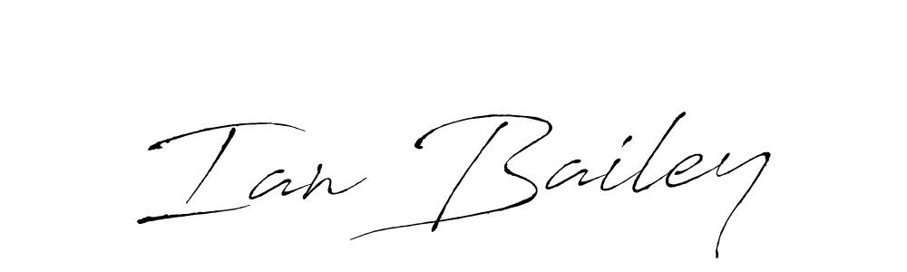 Create a beautiful signature design for name Ian Bailey. With this signature (Antro_Vectra) fonts, you can make a handwritten signature for free. Ian Bailey signature style 6 images and pictures png