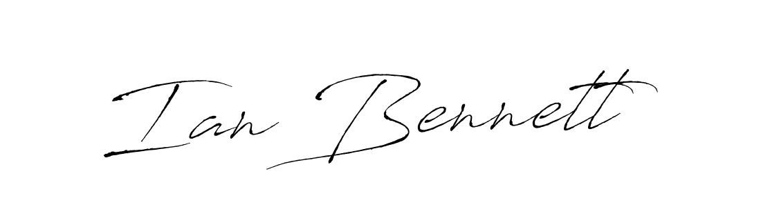 Ian Bennett stylish signature style. Best Handwritten Sign (Antro_Vectra) for my name. Handwritten Signature Collection Ideas for my name Ian Bennett. Ian Bennett signature style 6 images and pictures png
