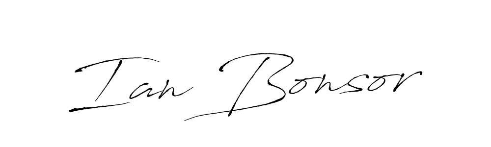 Design your own signature with our free online signature maker. With this signature software, you can create a handwritten (Antro_Vectra) signature for name Ian Bonsor. Ian Bonsor signature style 6 images and pictures png