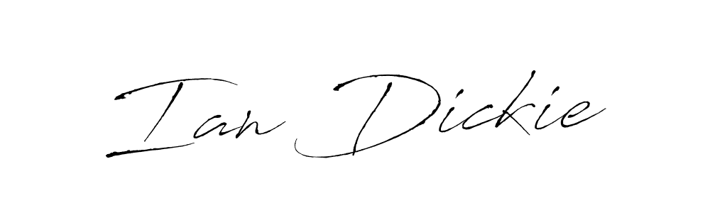 Design your own signature with our free online signature maker. With this signature software, you can create a handwritten (Antro_Vectra) signature for name Ian Dickie. Ian Dickie signature style 6 images and pictures png