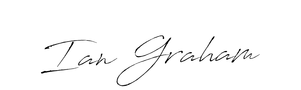 You should practise on your own different ways (Antro_Vectra) to write your name (Ian Graham) in signature. don't let someone else do it for you. Ian Graham signature style 6 images and pictures png