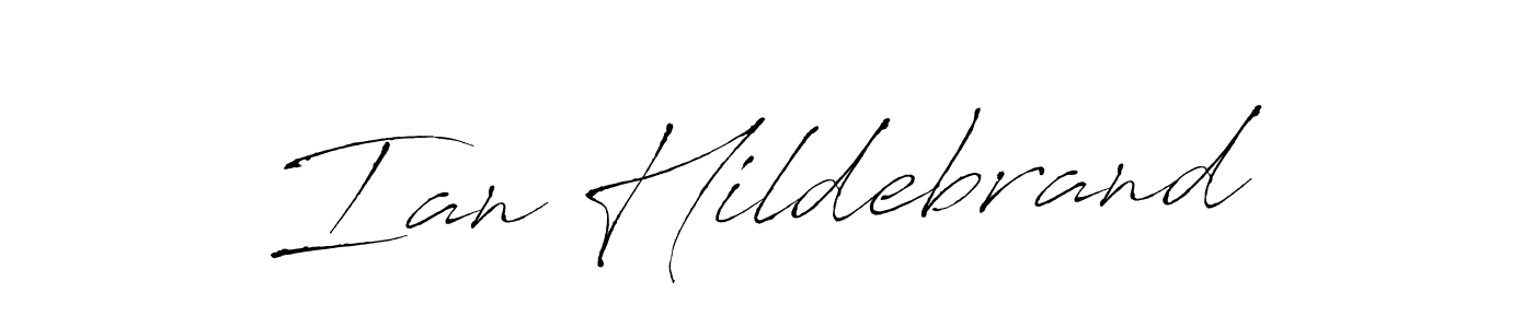 Ian Hildebrand stylish signature style. Best Handwritten Sign (Antro_Vectra) for my name. Handwritten Signature Collection Ideas for my name Ian Hildebrand. Ian Hildebrand signature style 6 images and pictures png