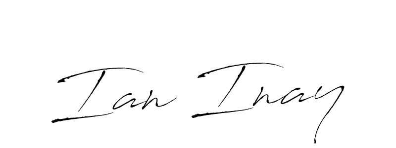 Use a signature maker to create a handwritten signature online. With this signature software, you can design (Antro_Vectra) your own signature for name Ian Inay. Ian Inay signature style 6 images and pictures png