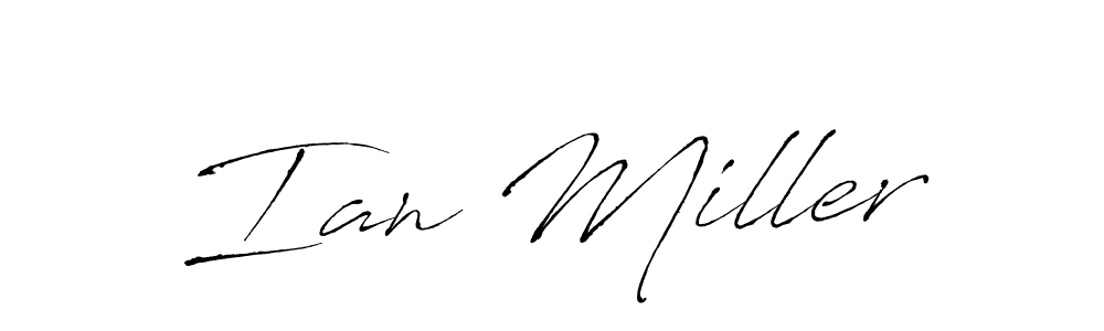 How to make Ian Miller signature? Antro_Vectra is a professional autograph style. Create handwritten signature for Ian Miller name. Ian Miller signature style 6 images and pictures png