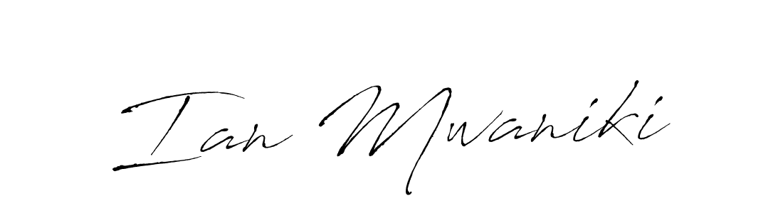 How to make Ian Mwaniki name signature. Use Antro_Vectra style for creating short signs online. This is the latest handwritten sign. Ian Mwaniki signature style 6 images and pictures png