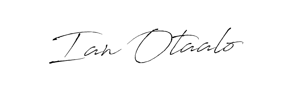 Ian Otaalo stylish signature style. Best Handwritten Sign (Antro_Vectra) for my name. Handwritten Signature Collection Ideas for my name Ian Otaalo. Ian Otaalo signature style 6 images and pictures png