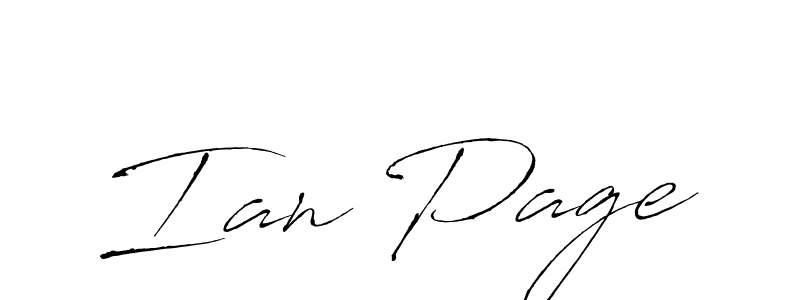 The best way (Antro_Vectra) to make a short signature is to pick only two or three words in your name. The name Ian Page include a total of six letters. For converting this name. Ian Page signature style 6 images and pictures png