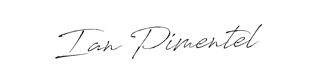 How to make Ian Pimentel name signature. Use Antro_Vectra style for creating short signs online. This is the latest handwritten sign. Ian Pimentel signature style 6 images and pictures png