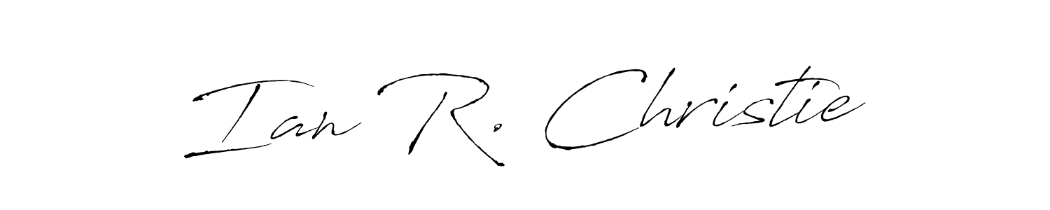 This is the best signature style for the Ian R. Christie name. Also you like these signature font (Antro_Vectra). Mix name signature. Ian R. Christie signature style 6 images and pictures png