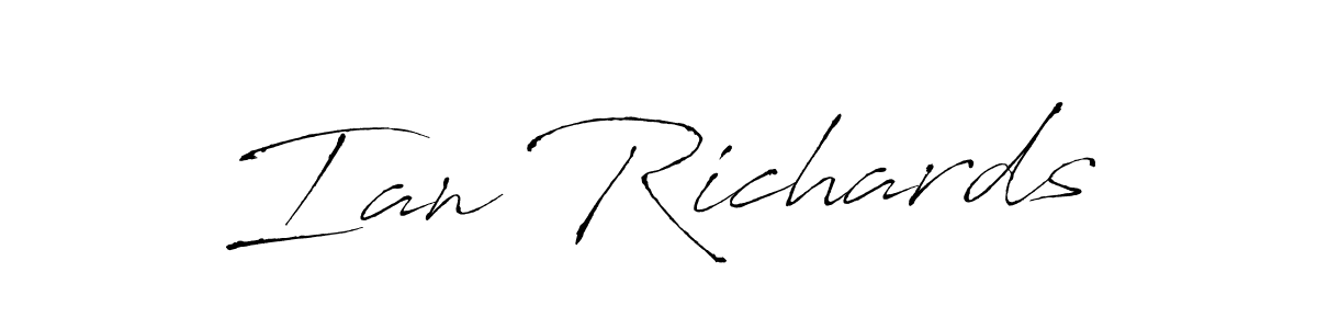 Antro_Vectra is a professional signature style that is perfect for those who want to add a touch of class to their signature. It is also a great choice for those who want to make their signature more unique. Get Ian Richards name to fancy signature for free. Ian Richards signature style 6 images and pictures png
