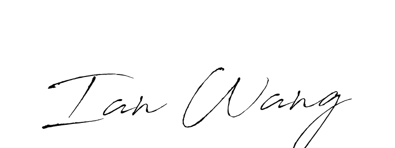 Also You can easily find your signature by using the search form. We will create Ian Wang name handwritten signature images for you free of cost using Antro_Vectra sign style. Ian Wang signature style 6 images and pictures png