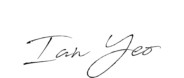 How to make Ian Yeo signature? Antro_Vectra is a professional autograph style. Create handwritten signature for Ian Yeo name. Ian Yeo signature style 6 images and pictures png