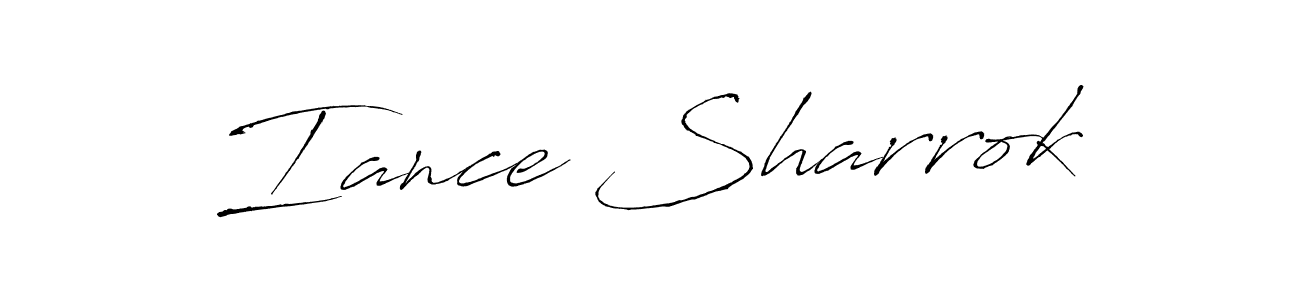 How to Draw Iance Sharrok signature style? Antro_Vectra is a latest design signature styles for name Iance Sharrok. Iance Sharrok signature style 6 images and pictures png