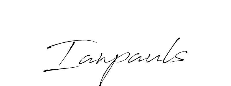 if you are searching for the best signature style for your name Ianpauls. so please give up your signature search. here we have designed multiple signature styles  using Antro_Vectra. Ianpauls signature style 6 images and pictures png