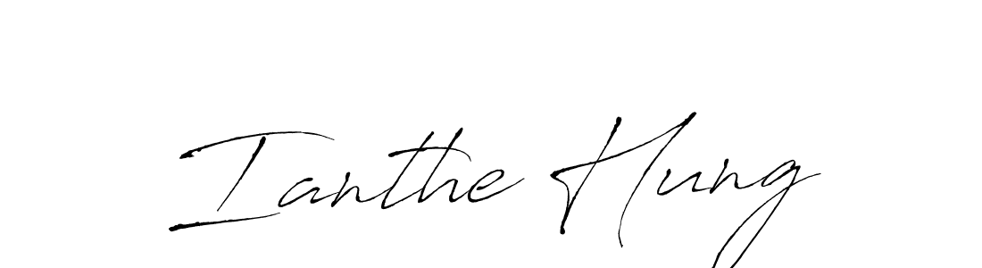Also You can easily find your signature by using the search form. We will create Ianthe Hung name handwritten signature images for you free of cost using Antro_Vectra sign style. Ianthe Hung signature style 6 images and pictures png