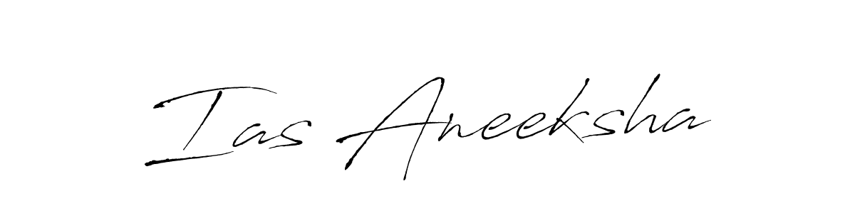 The best way (Antro_Vectra) to make a short signature is to pick only two or three words in your name. The name Ias Aneeksha include a total of six letters. For converting this name. Ias Aneeksha signature style 6 images and pictures png