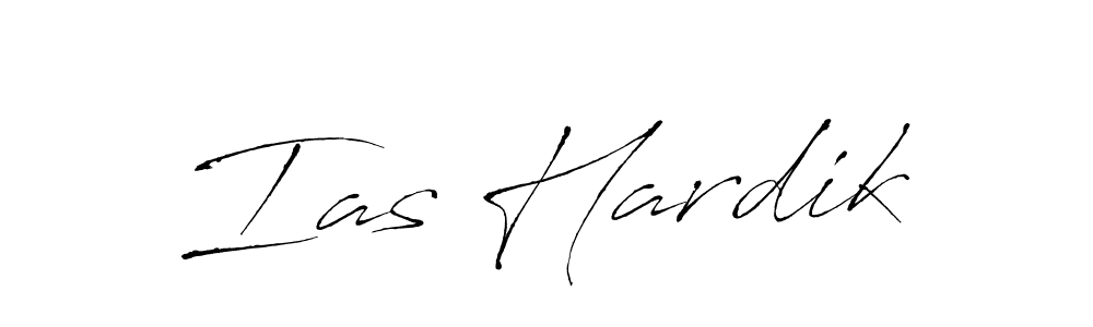 Make a beautiful signature design for name Ias Hardik. With this signature (Antro_Vectra) style, you can create a handwritten signature for free. Ias Hardik signature style 6 images and pictures png