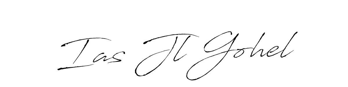 Ias Jl Gohel stylish signature style. Best Handwritten Sign (Antro_Vectra) for my name. Handwritten Signature Collection Ideas for my name Ias Jl Gohel. Ias Jl Gohel signature style 6 images and pictures png