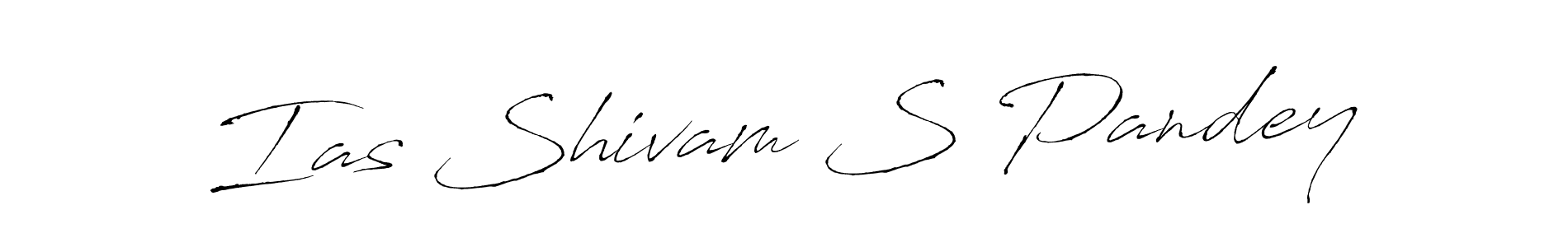 Use a signature maker to create a handwritten signature online. With this signature software, you can design (Antro_Vectra) your own signature for name Ias Shivam S Pandey. Ias Shivam S Pandey signature style 6 images and pictures png