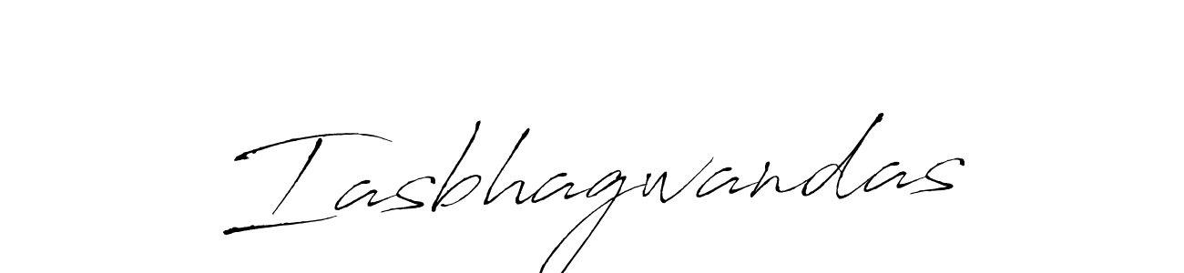 Create a beautiful signature design for name Iasbhagwandas. With this signature (Antro_Vectra) fonts, you can make a handwritten signature for free. Iasbhagwandas signature style 6 images and pictures png