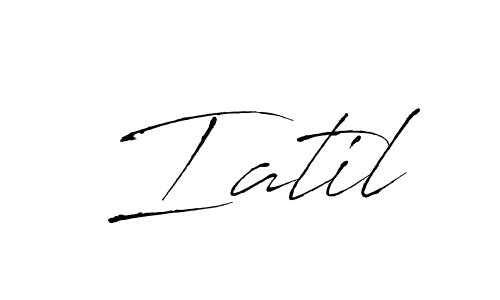 This is the best signature style for the Iatil name. Also you like these signature font (Antro_Vectra). Mix name signature. Iatil signature style 6 images and pictures png