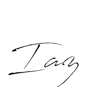 How to Draw Iaz signature style? Antro_Vectra is a latest design signature styles for name Iaz. Iaz signature style 6 images and pictures png