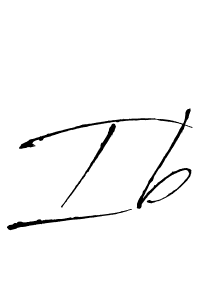 How to make Ib name signature. Use Antro_Vectra style for creating short signs online. This is the latest handwritten sign. Ib signature style 6 images and pictures png