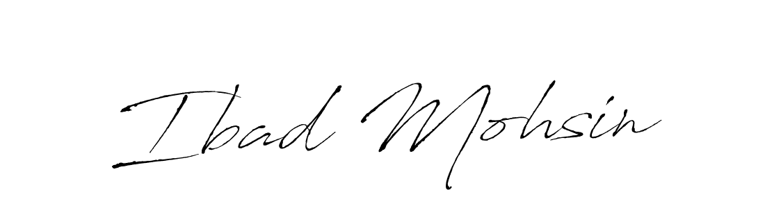 Also we have Ibad Mohsin name is the best signature style. Create professional handwritten signature collection using Antro_Vectra autograph style. Ibad Mohsin signature style 6 images and pictures png