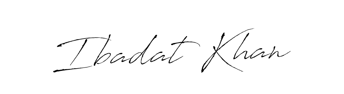 You should practise on your own different ways (Antro_Vectra) to write your name (Ibadat Khan) in signature. don't let someone else do it for you. Ibadat Khan signature style 6 images and pictures png