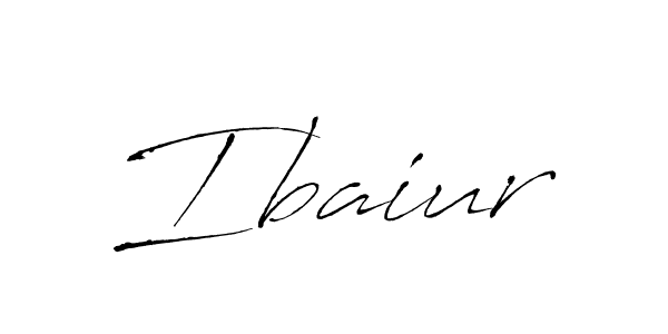 Create a beautiful signature design for name Ibaiur. With this signature (Antro_Vectra) fonts, you can make a handwritten signature for free. Ibaiur signature style 6 images and pictures png