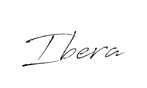 Create a beautiful signature design for name Ibera. With this signature (Antro_Vectra) fonts, you can make a handwritten signature for free. Ibera signature style 6 images and pictures png