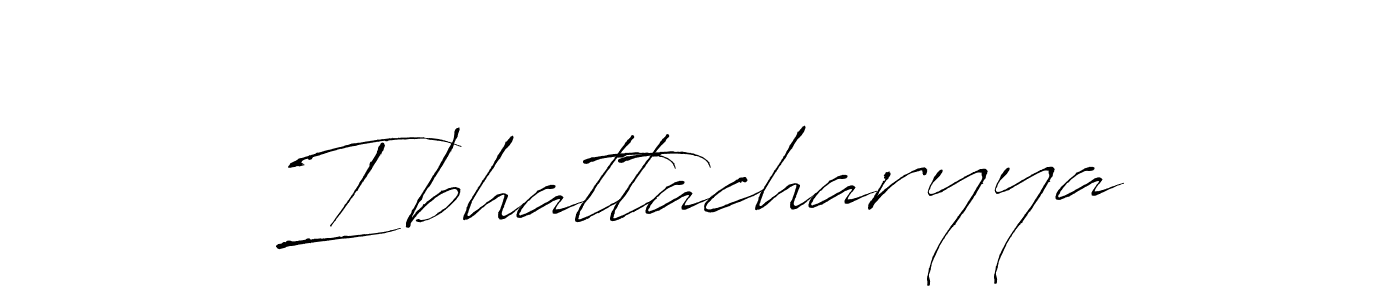 Create a beautiful signature design for name Ibhattacharyya. With this signature (Antro_Vectra) fonts, you can make a handwritten signature for free. Ibhattacharyya signature style 6 images and pictures png