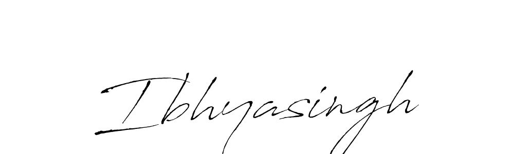 Create a beautiful signature design for name Ibhyasingh. With this signature (Antro_Vectra) fonts, you can make a handwritten signature for free. Ibhyasingh signature style 6 images and pictures png